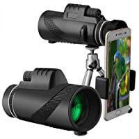 40 x 60 HD Monocular Impermeable monoculo telescopio portatil para Viajes de Caza Senderismo Turismo Juego de Pelota…
